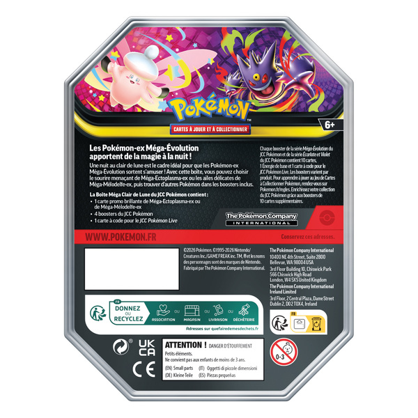 Cartes Pokémon Pokébox Méga-Ectoplasma ex