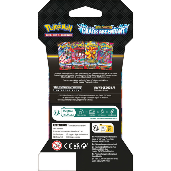 Booster Pokémon ME04 Chaos Ascendant