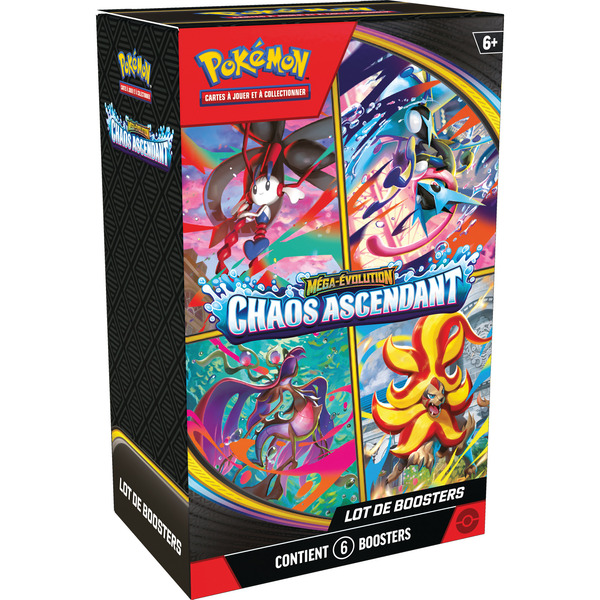 Pack 6 boosters Pokemon ME04 Chaos Ascendant