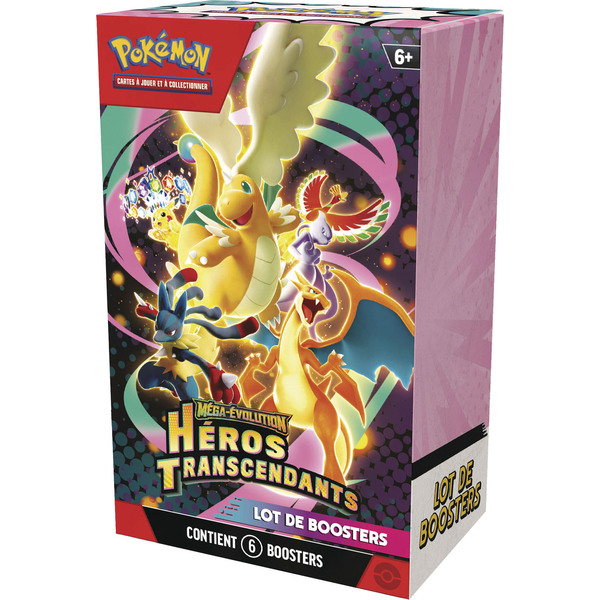 Pack 6 boosters Pokemon Q126 - Héros Transcendants