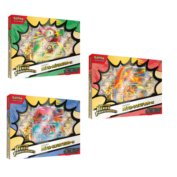 Coffret Pokémon - Héros transcendants Méga-Evolution 