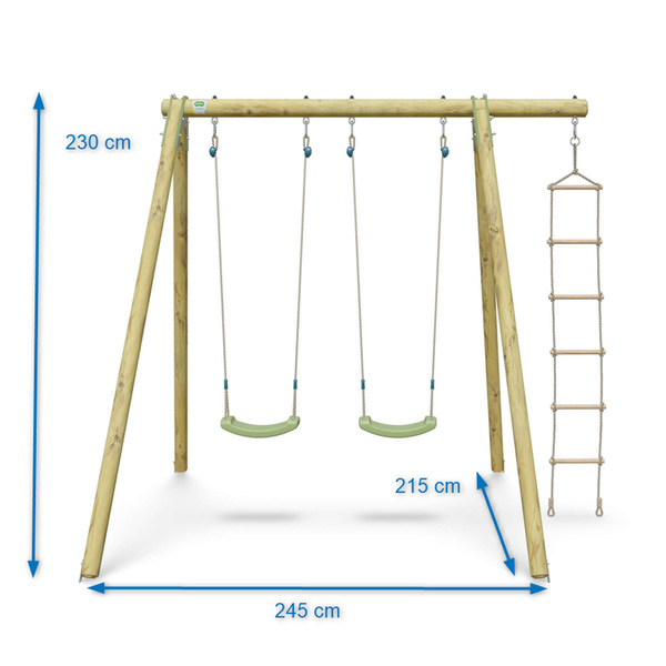 Portique en bois Tridou 2 - 2m30 - 3 agrès