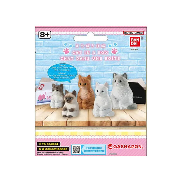 Gashapon Chat Dans Une Boîte W1 Still Waiting For You