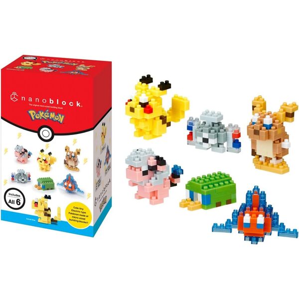 Nanoblock Pack de 6 figurines de Type Normal Électrique