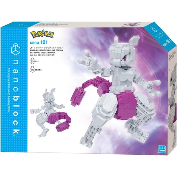Nanoblock Deluxe Mewtwo Pokémon