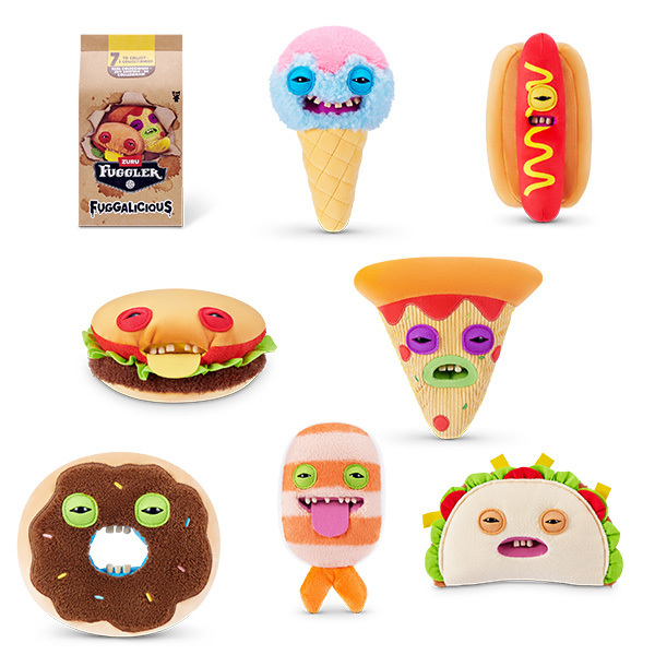 Peluche Fuggler Fuggalicious  22cm (modèle aléatoire)