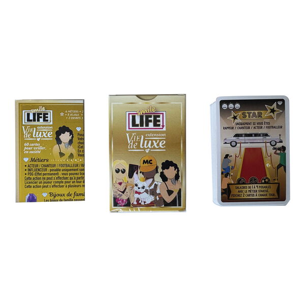Smile Life – Vie de Luxe – Extension de jeu de cartes