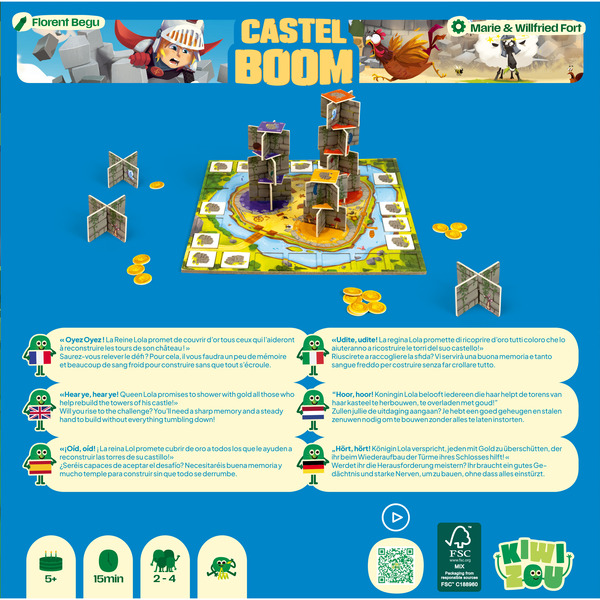 Castel Boom – Jeu d’adresse et de mémoire