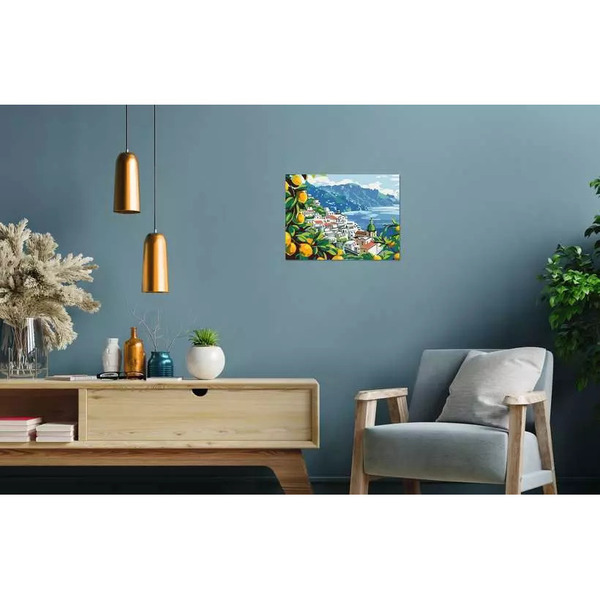 Peinture par numéros Amalfi Coast - CreArt 30 x 40 cm