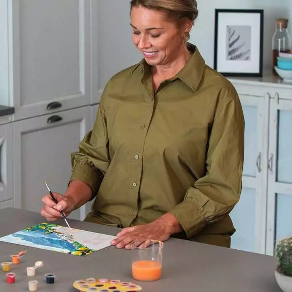 Peinture par numéros Amalfi Coast - CreArt 30 x 40 cm