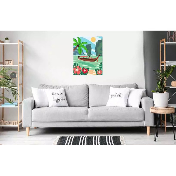 Peinture par numéros Phuket - CreArt 30 x 40 cm