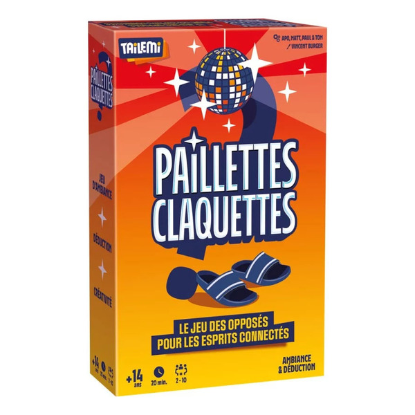 Paillettes claquettes - Jeu de déduction
