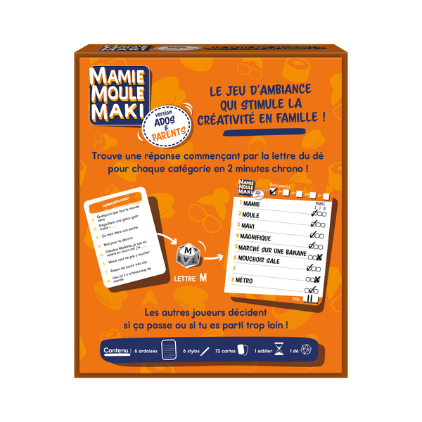 Mamie Moule Maki - Version ados & parents
