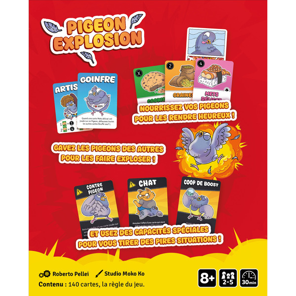 Pigeon explosion - Jeu d ambiance