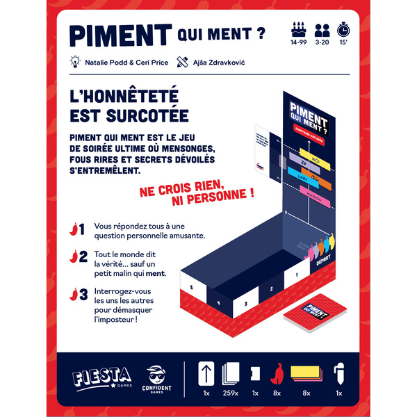 Piment qui ment - Jeu de bluff