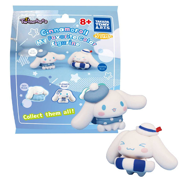 Figurine mystère Cinnamoroll My favorite Color - Twinchees (modèle aléatoire)
