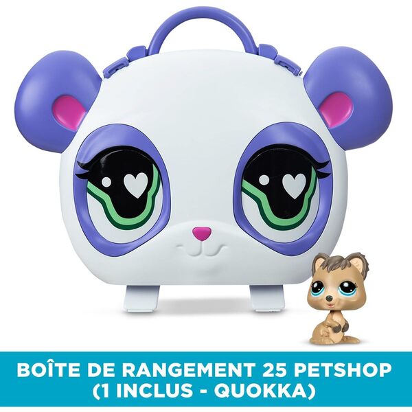 Littlest PetShop - Malette de rangement et 1 Petshop Rare