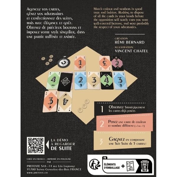 Suit Suite - Jeu de placement