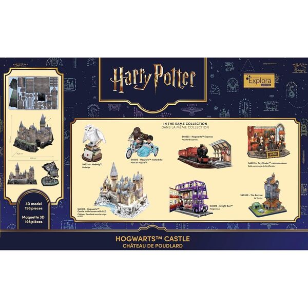 Puzzle 3D Harry Potter - Château de Poudlard - 198 pièces