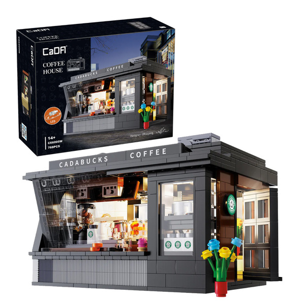 Set de construction CaDA - Le kiosque coffee shop (768 pièces)