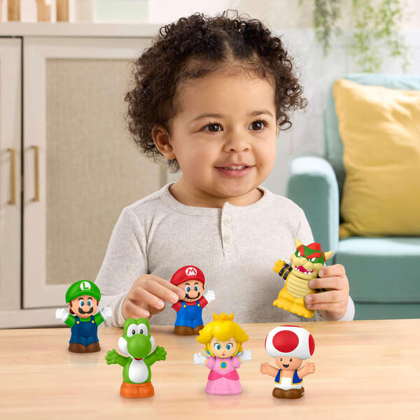 Little People Coffret 6 figurines Mario