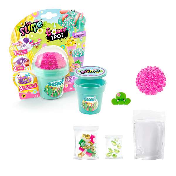 So slime Fleur - 1 pot (modèle aléatoire)
