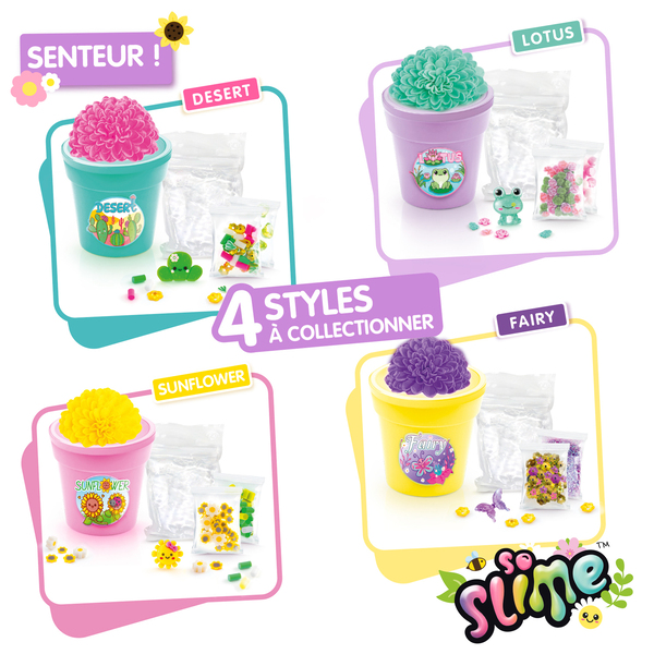 So slime Fleur - 1 pot (modèle aléatoire)