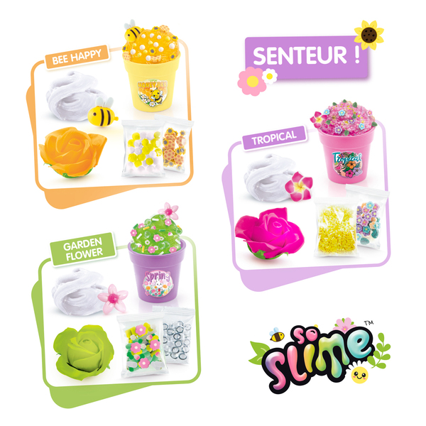 Slime Flower – Coffret 3 pots