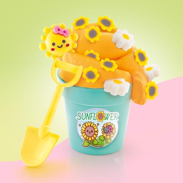 Coffret slime Jardin fleuri 6 pots