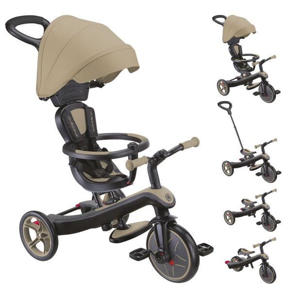 Tricycle Exlporer 4en1 évolutif - taupe