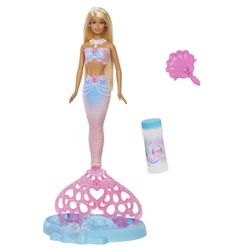 Poupée Barbie Sirène Bulles Magiques