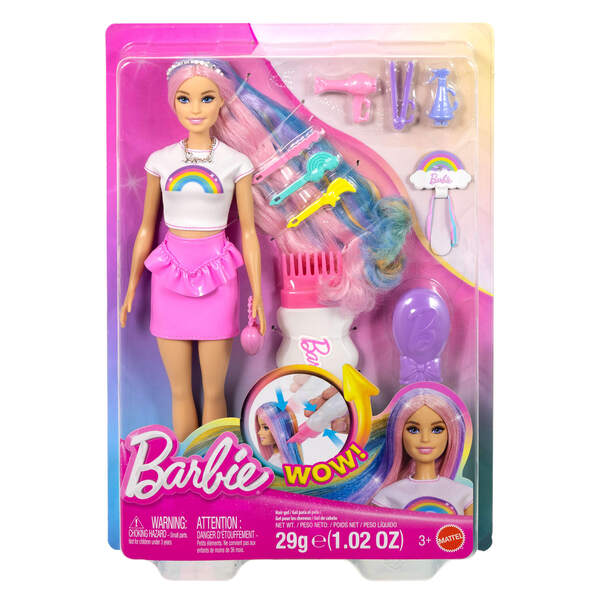 Poupée Barbie chevelure pailletée