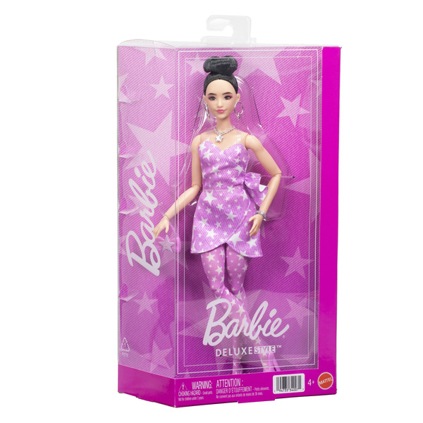 Poupée Barbie Deluxe Style Tenue Rose Étoiles