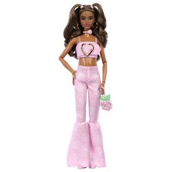 Poupée Barbie Deluxe Style Tenue Rose Cœur
