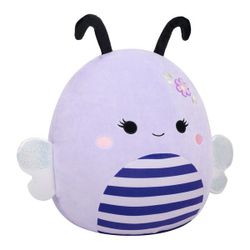 Peluche Squishmallows Sister l’Abeille lavande  - 40cm