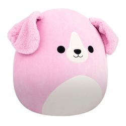 Peluche Squishmallows Peggy Sue la Golden Retriever rose  - 40cm