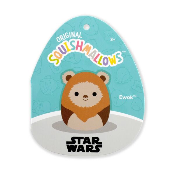 Peluche  Squishmallows Star Wars - Ewok - 20 cm