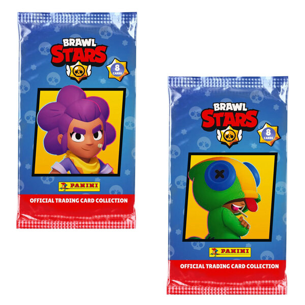 Panini Brawl Stars - Blister 5 pochettes + 2 cartes édition limitée