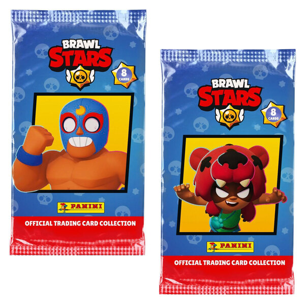 Panini Brawl Stars - Blister 5 pochettes + 2 cartes édition limitée