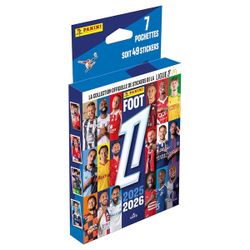 Panini Foot 2025-26  L1 - Blister 7 pochettes de 7 stickers