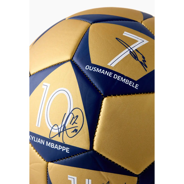 Ballon FFF gold avec signatures 22cm