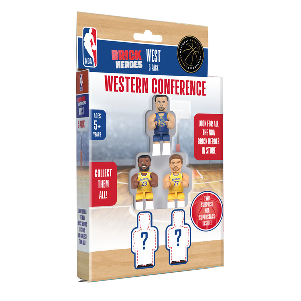 Pack de 5 figurines NBA All Star (modèle aléatoire)