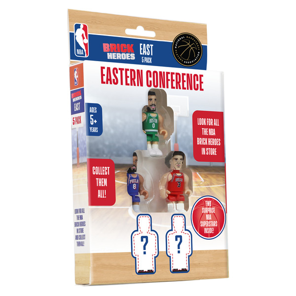 Pack de 5 figurines NBA All Star (modèle aléatoire)
