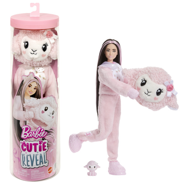 Poupée Barbie Cutie Reveal – Bisounours Mouton Rose
