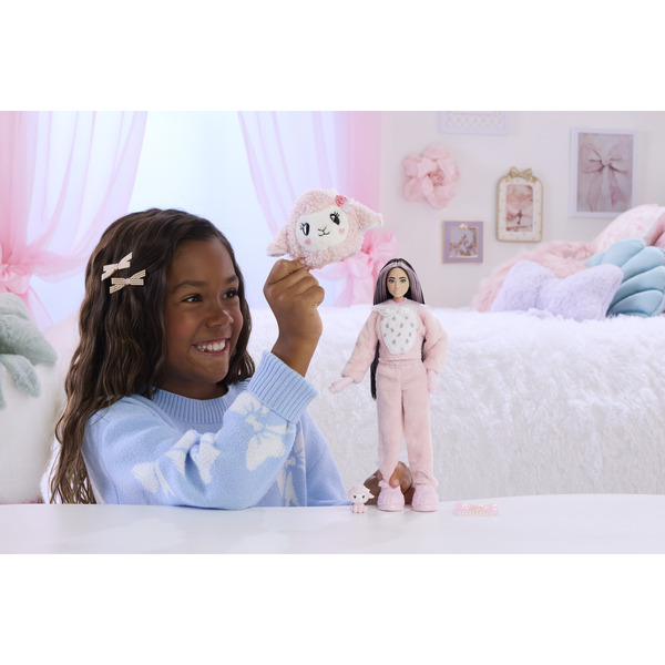 Poupée Barbie Cutie Reveal – Bisounours Mouton Rose