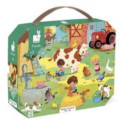 Puzzle une journée à la ferme - 24 pièces