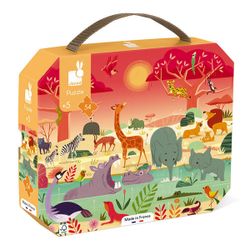 Puzzle la réserve animalière - 54 pièces