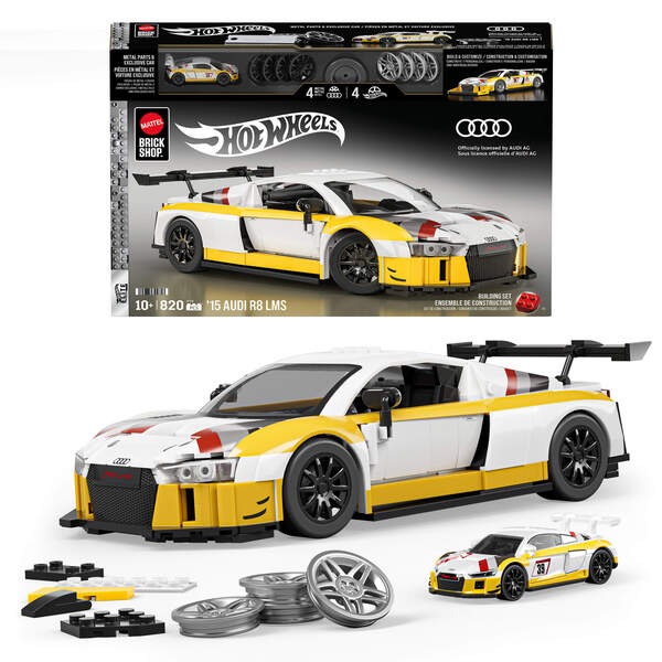 Coffret De Construction Audi R8 Lms - Mattel Brick Shop