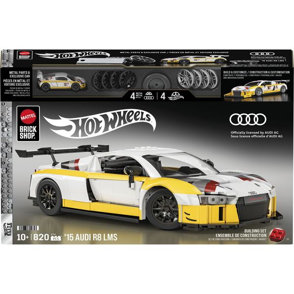 Coffret De Construction Audi R8 Lms - Mattel Brick Shop