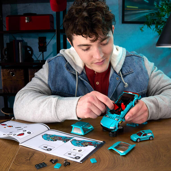 Coffret de construction Custom  90 Honda Civic EF - Mattel Brick Shop